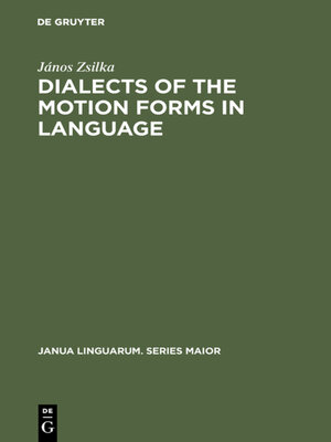 cover image of Dialects of the Motion Forms in Language